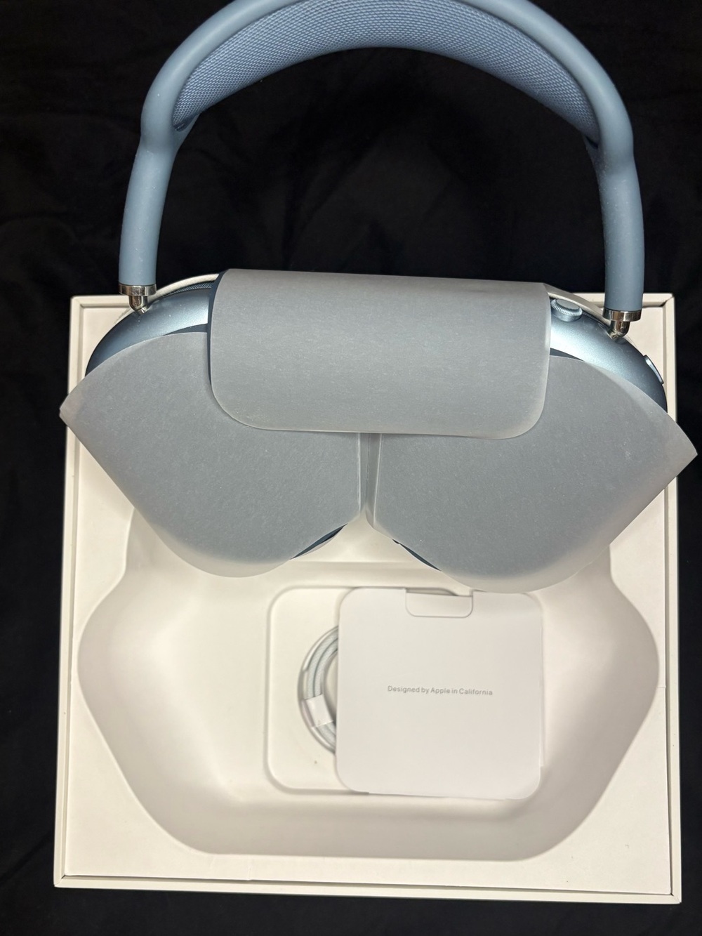 Apple Over-Ear Headphones in Light Blue